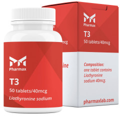 Liothyronín sodný (T3 Cytomel) 50 tab, 40 mcg/tab